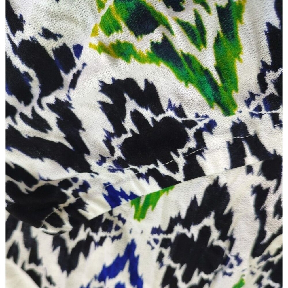 Ann Taylor  Knit Top Halter Printed White Multicolor - Picture 6 of 8